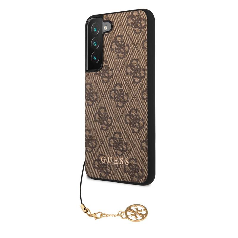 Obrázok Guess 4G Charms na Samsung Galaxy S23+ (GUHCS23MGF4GBR) hnedý