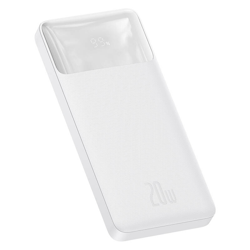 Obrázok Baseus Bipow Digital Display Power bank 10000 mAh 20 W White (PPDML-L02)