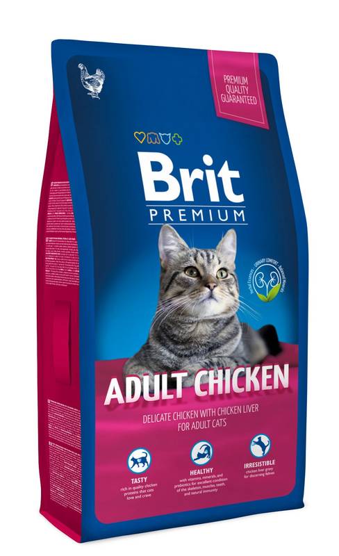 Obrázok Brit Premium Cat Adult Chicken 1,5kg New