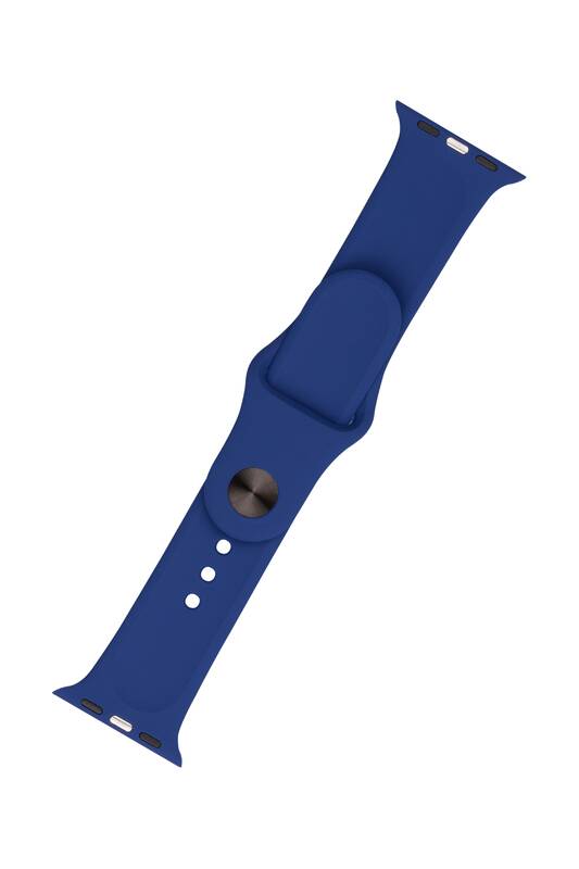 Obrázok FIXED Silicone Strap na Apple Watch 42/44/45 mm - královsky modrý (FIXSST-434-ROBL)