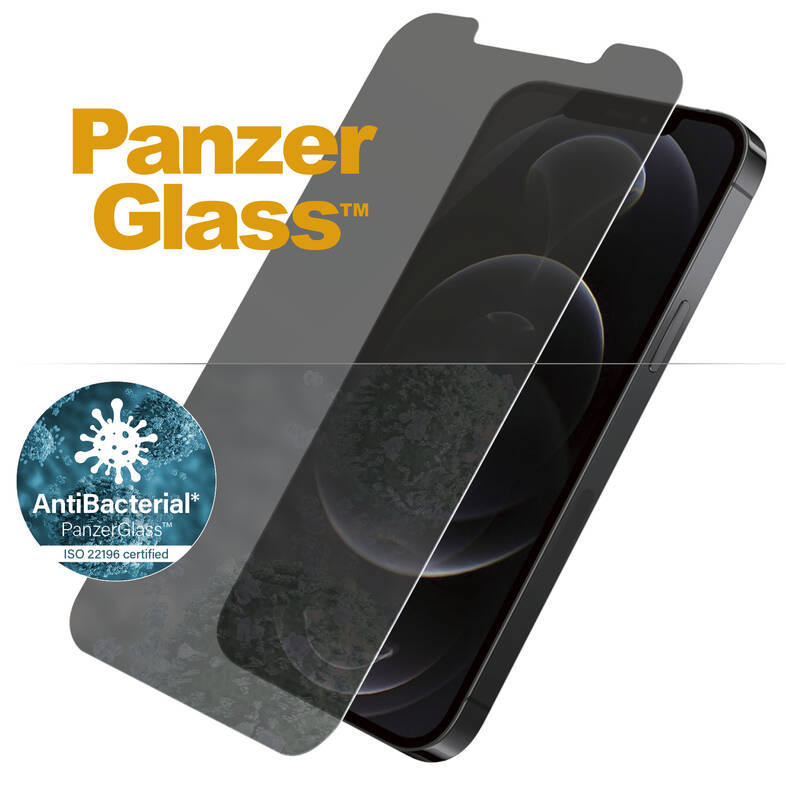 Obrázok PanzerGlass Standard Privacy Antibacterial na Apple iPhone 12/12 Pro (P2708)