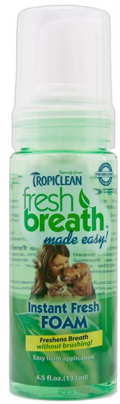 Obrázok Pěna Tropiclean Fresh Mint mentolová pěna 130ml