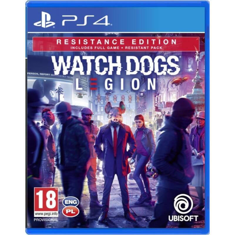 Obrázok Watch Dogs Legion Resistance Edition - PS4 (3307216138693)