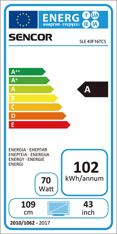 Obrázok 43 Sencor SLE 43F16TCS