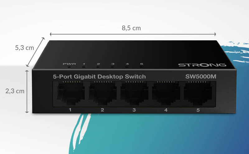 5-Port Gigabit Metal Desktop Switch, SW5000M, Switch