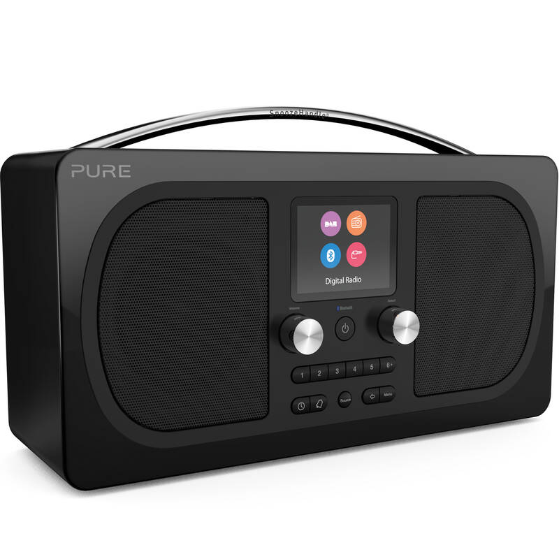 Obrázok DAB+ stolné rádio Pure Evoke H6 Prestige, AUX, Bluetooth, UKW, čierna