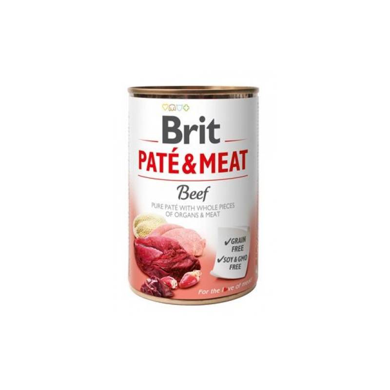 Obrázok Brit Dog konz Paté & Meat Beef 400g