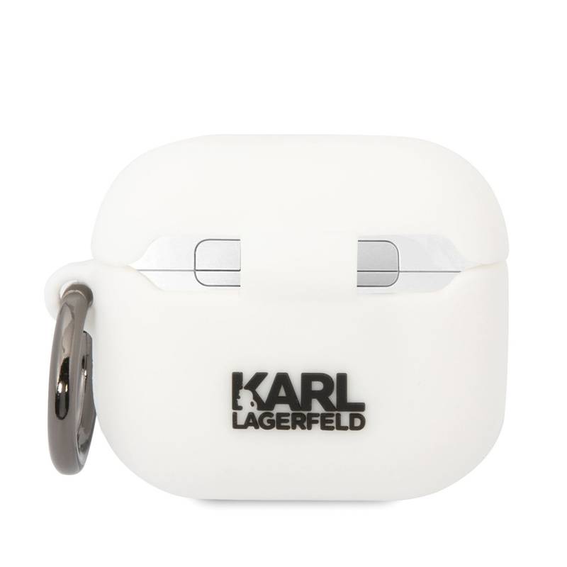 Obrázok Karl Lagerfeld 3D Logo NFT Choupette Head na Airpods 3 (KLA3RUNCHH) biele