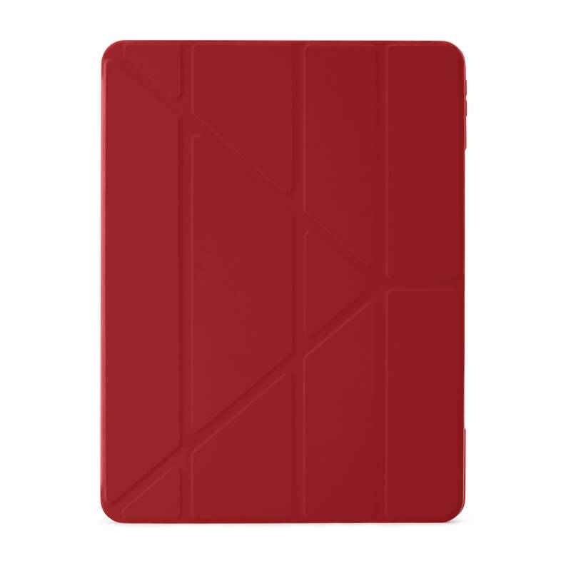 Obrázok Pipetto Origami TPU puzdro pre Apple iPad Pro 12,9“ (2021/2020/2018) – červené (PIPI39-53-R)