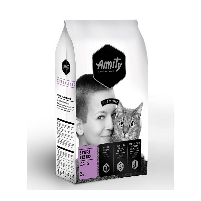 Obrázok Amity premium cat STERILISED 3kg