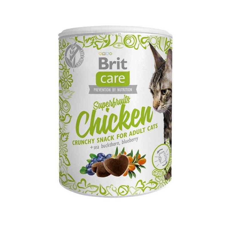 Obrázok Brit Care Cat Snack Superfruits Chicken  100g