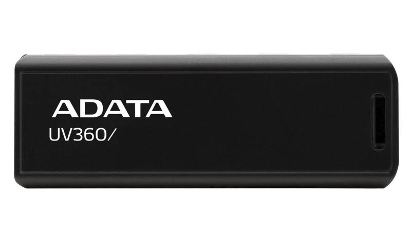 Obrázok ADATA Flash Disk 128GB UV360, USB 3.2 Gen1, Kovový ,černá, AUV360-128G-RBK