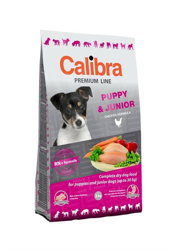 Obrázok Calibra Dog Premium Line Puppy&Junior 12 kg