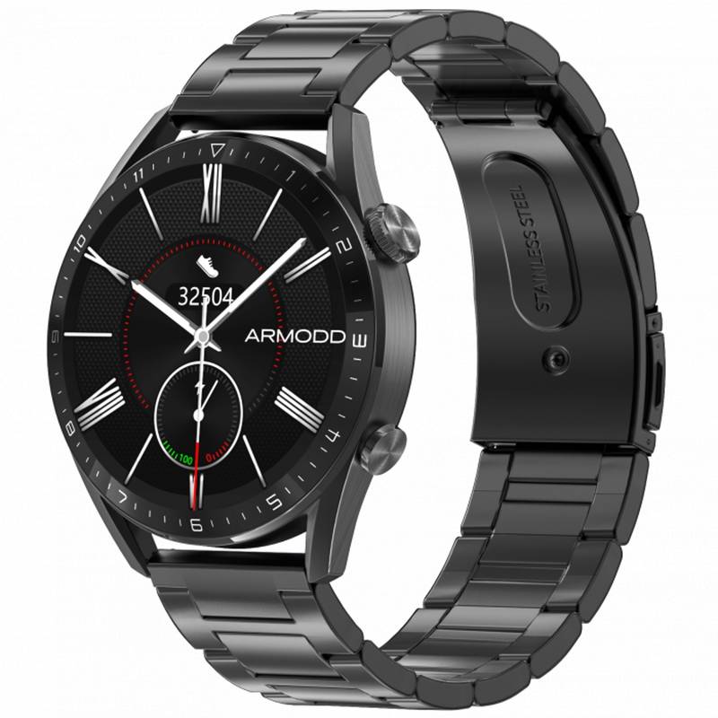 Obrázok ARMODD Silentwatch 5 Pro černá s kovovým řemínkem (9055)