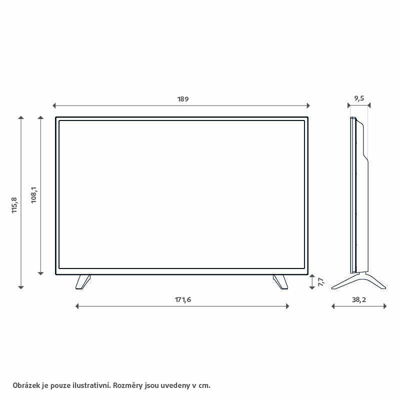 Obrázok 85P745 LED ULTRA HD LCD TV TCL