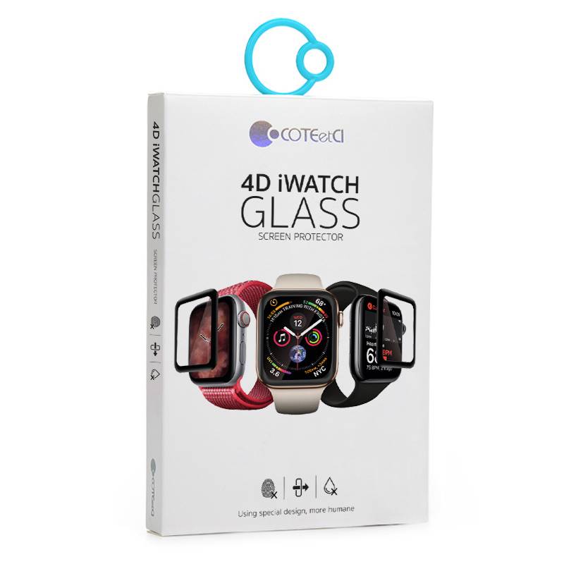 Obrázok COTECi 4D Black-Rim Full Glue na Apple Watch 38mm (CS2216-38)