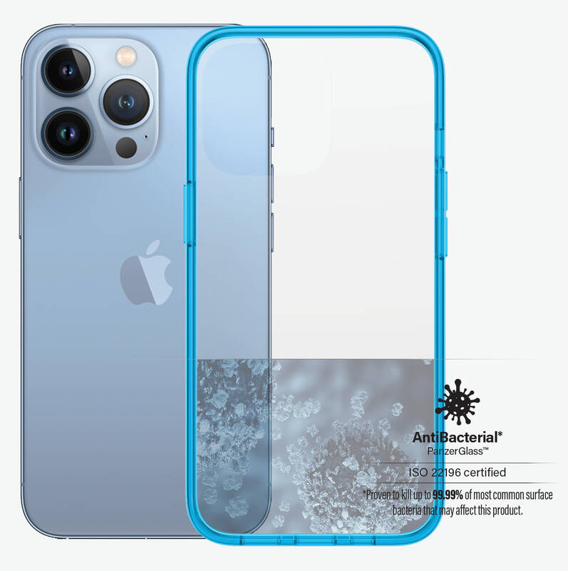 Obrázok PanzerGlass ClearCaseColor na Apple iPhone 13 Pro (0336) modrý/priehľadný