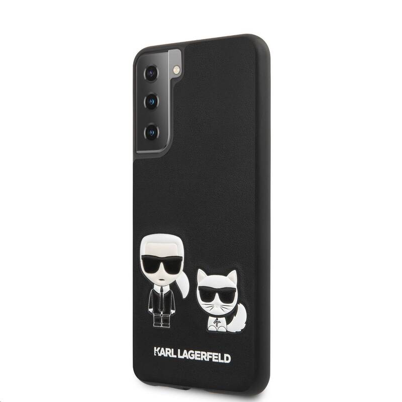 Obrázok KLHCS21SPCUSKCBK Karl Lagerfeld PU Karl &Choupette Kryt pro Samsung Galaxy S21 Black