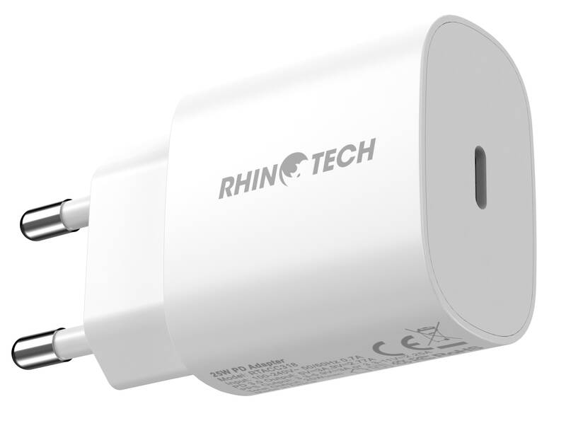 Obrázok RhinoTech 25W USB-C PD (RTACC318) biela