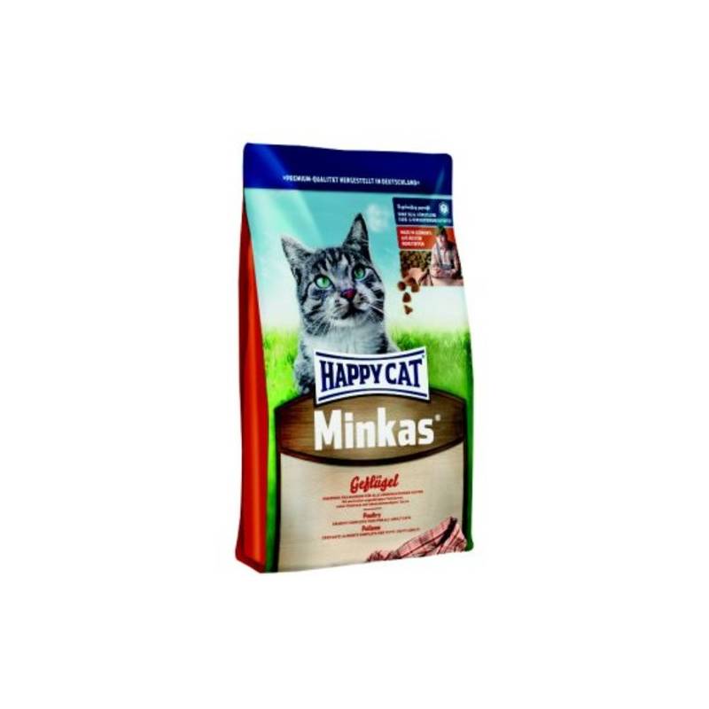 Obrázok HAPPY CAT ADULT Minkas Mix Geflügel - Drůbež 4 kg