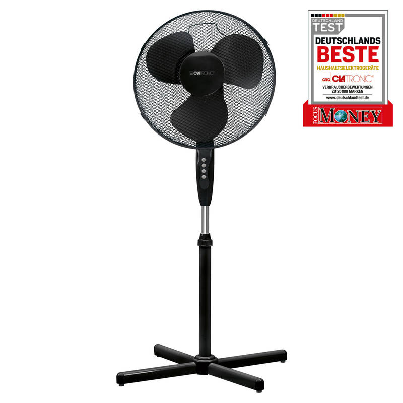 Obrázok Stojanový ventilátor Clatronic VL 3603 S, 45 W, 1250 mm, čierna