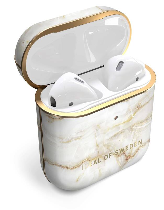 Obrázok iDeal Of Sweden pro Apple Airpods 1/2 - Golden Pearl Marble (IDFAPC-194)