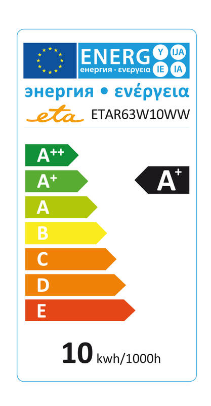 Obrázok ETA EKO LEDka reflektor 10W, E27, teplá bílá (R63W10WW)