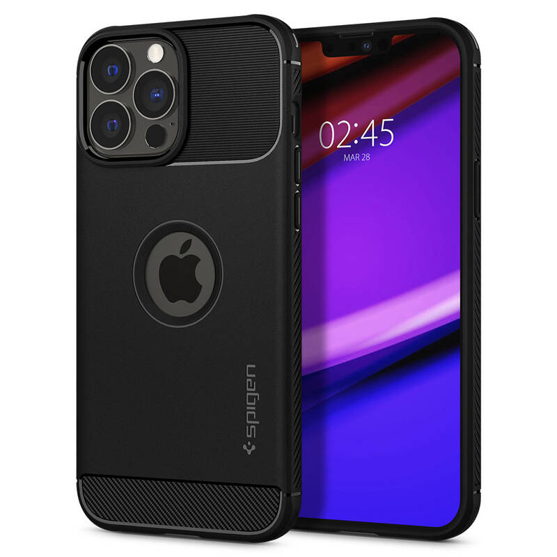 Obrázok Spigen Rugged Armor na Apple iPhone 13 Pro Max (ACS03200) čierny