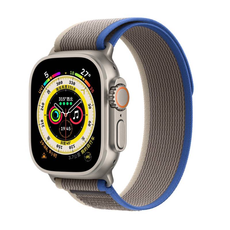 Obrázok COTECi W97 Ultra Wild Trail Band na Apple Watch 42/44/45/49mm (21045-KG) sivý/modrý