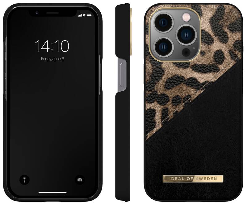 Obrázok iDeal Of Sweden Atelier na Apple iPhone 13 Pro - Midnight Leopard (IDACAW21-I2161P-330)