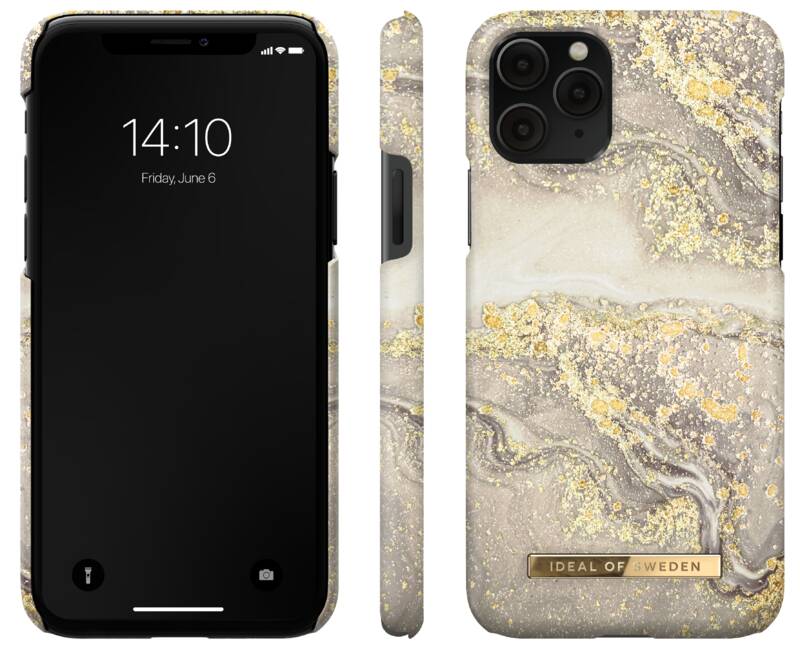 Obrázok iDeal Of Sweden Fashion na Apple iPhone 11 Pro/Xs/X - Sparle Greige Marble (IDFCSS19-I1958-121)