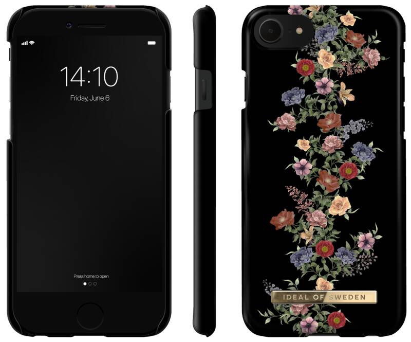 Obrázok iDeal Of Sweden Fashion na Apple iPhone 8/7/6/6s/SE (2020) - Dark Floral (IDFCAW18-I7-97)