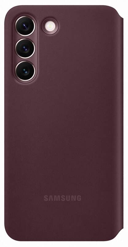 Obrázok EF-ZS901CEE Samsung Clear View Cover pro Galaxy S22 Burgundy