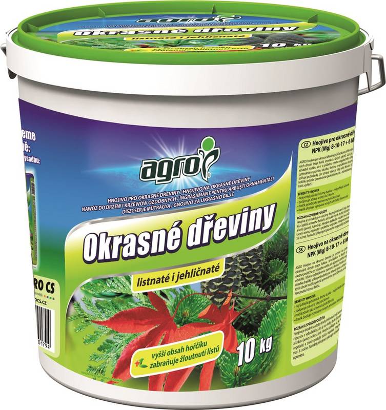 Obrázok Hnojivo Agro  pro okrasné dřeviny 10 kg 000387