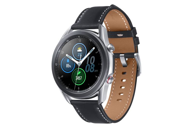 Obrázok SAMSUNG Galaxy Watch3 45mm R845 Mystic Silver LTE SM-R845FZSAEUE