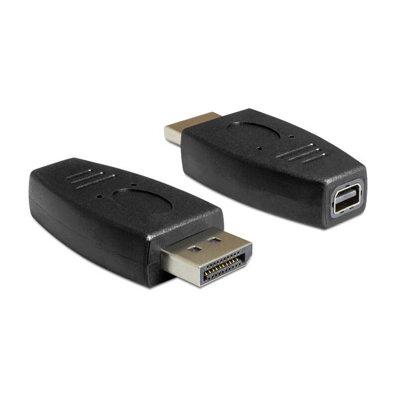 Obrázok Delock adaptér Displayport samec > Displayport mini samice, černá