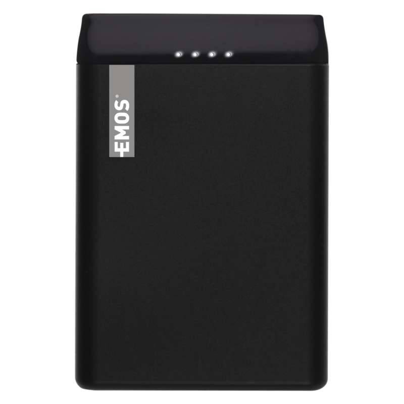 Obrázok Power bank EMOS ALPHA 5000 mAh čierny , EM_1613052100