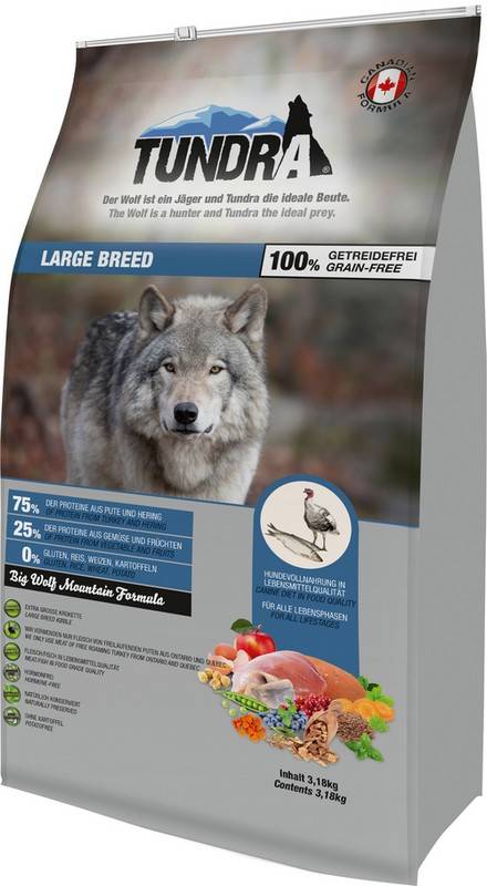 Obrázok Tundra Dog Large Breed Big Wolf Mountain Formula 3,18 kg