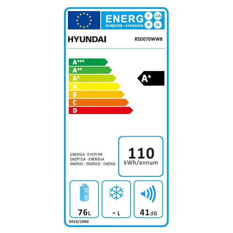 Obrázok Hyundai RSD070WW8 biela