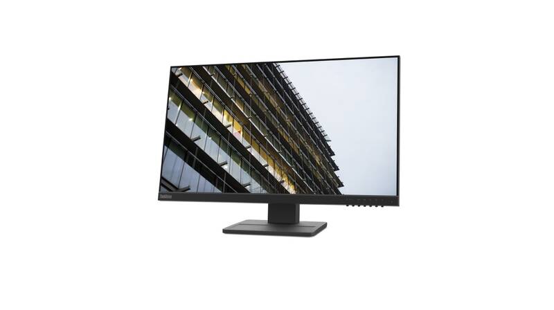 Obrázok LENOVO LCD ThinkVision E24-28,23.8” IPS,matný,16:9,1920x1080,178/178,6ms,250cd/m2,1000:1,HDMI,DP,VGA,VESA,Pivot,3Y, 62B8MAT3EU