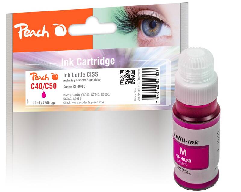 Obrázok Peach GI-40/50, 70ml, kompatibilní (321019) červená