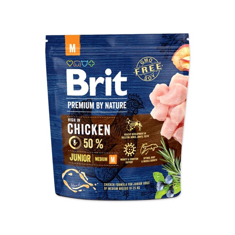 Obrázok Brit Premium Dog by Nature Junior M 1kg