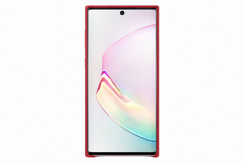 Obrázok Samsung Kožený zadný kryt na Galaxy Note10 červený (EF-VN970LREGWW)