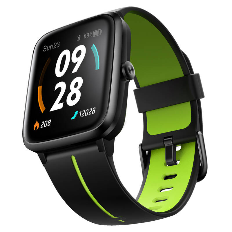 Obrázok UleFone Watch GPS (ULE000402) čierne/zelené