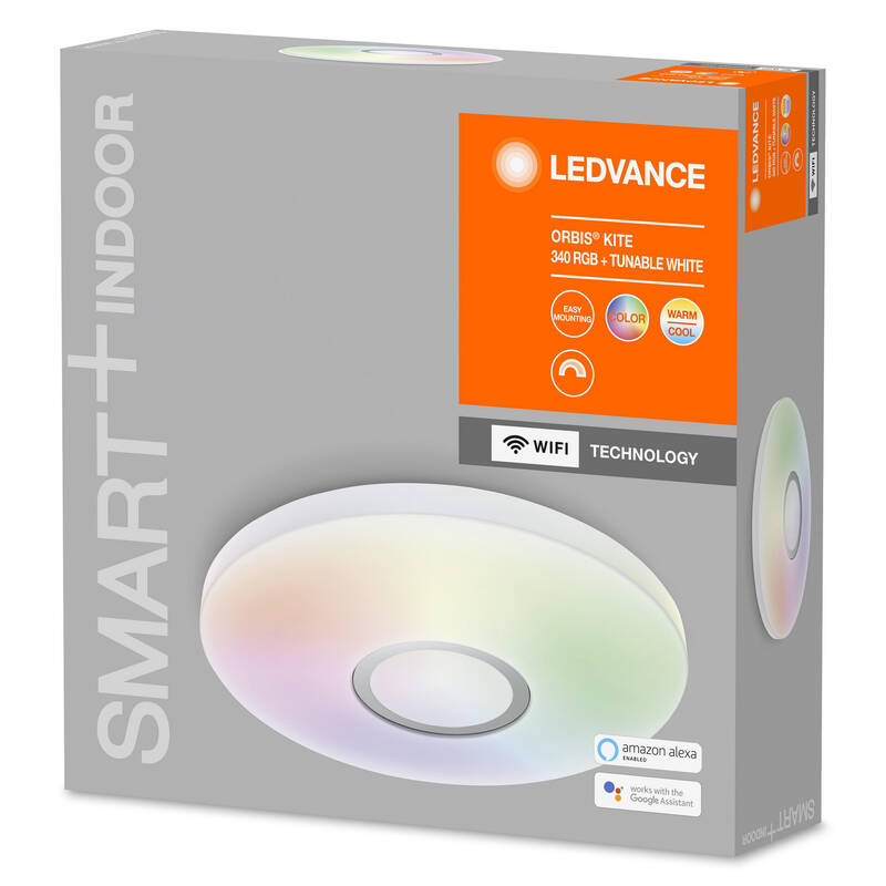 Obrázok Ledvance Ledvance - LED RGB Stmievateľné stropné svietidlo SMART+ KITE LED/18W/230V wi-fi P224607