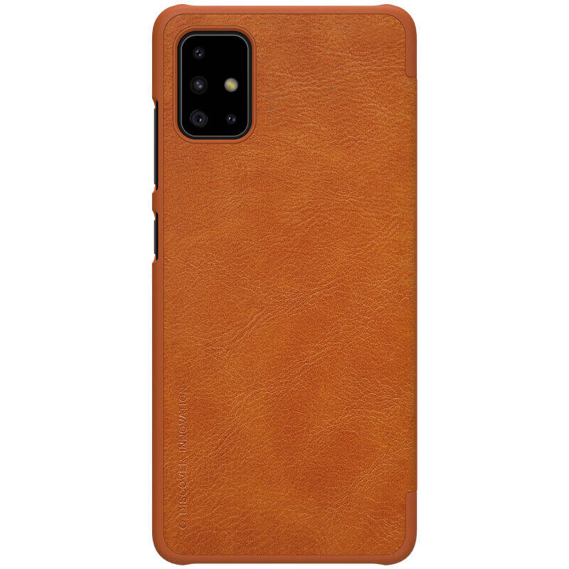 Obrázok Nillkin Qin pre Samsung Galaxy A51 Brown (6902048189676)