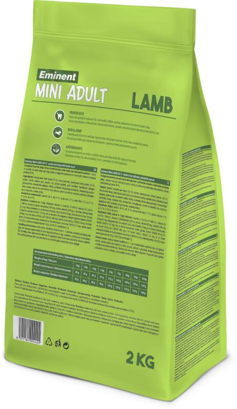 Obrázok Eminent Dog Mini Adult lamb 2kg