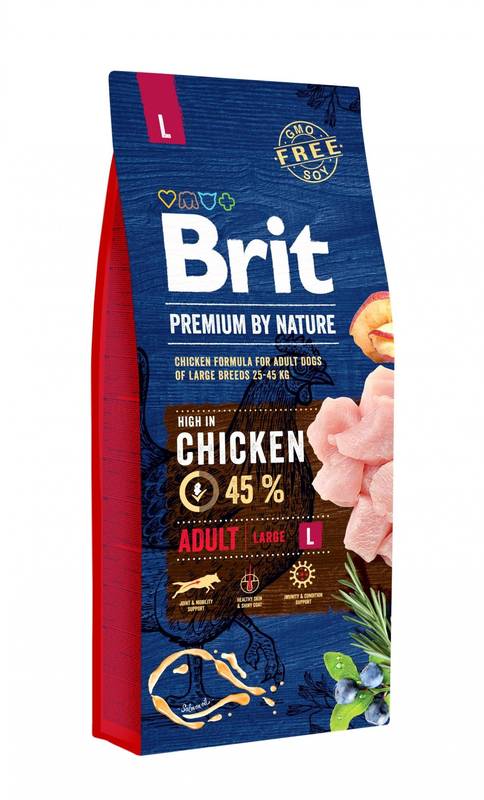 Obrázok Brit Premium Dog by Nature Adult L 15kg