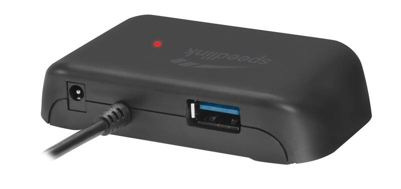 Obrázok Speed Link Snappy Evo USB 3.0 / 4 x USB 3.0 (SL-140107-BK) čierny