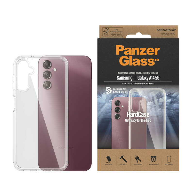 Obrázok PanzerGlass HardCase na Samsung Galaxy A14 5G (0436) priehľadný